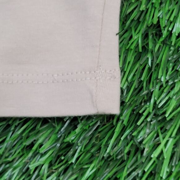 Hello-Kitty Crop-Top Shirt Womens M/L 19x17 Sanrio Spellout Ivory - Picture 12 of 14